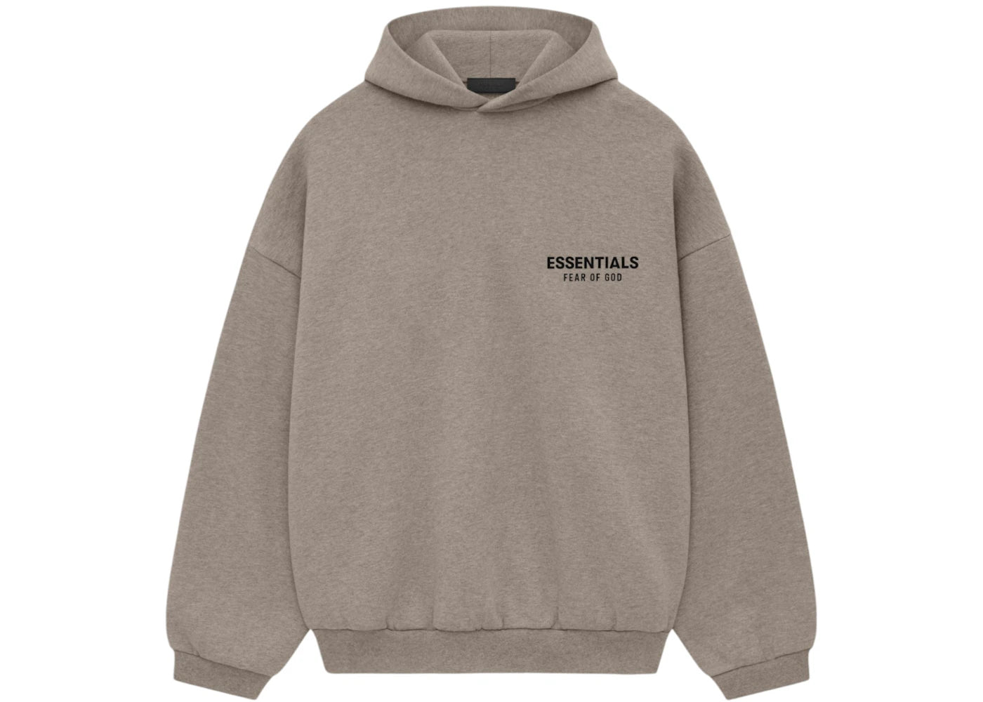Fear of God Essentials Fleece Hoodie (FW24)-Heather Gray