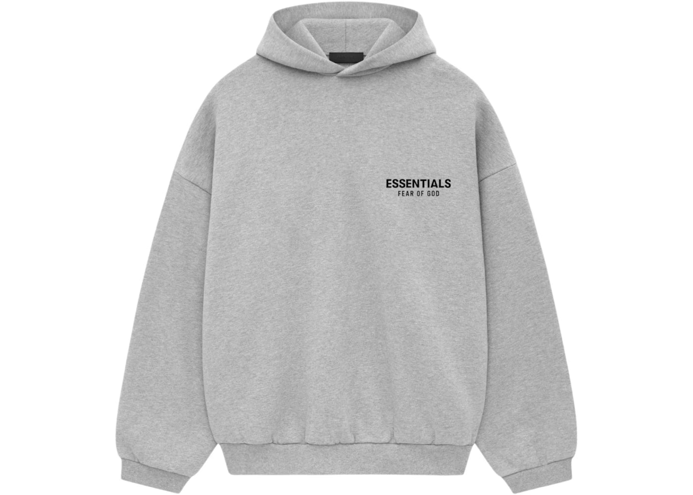 Fear of God Essentials Fleece Hoodie-Light Heather Gray