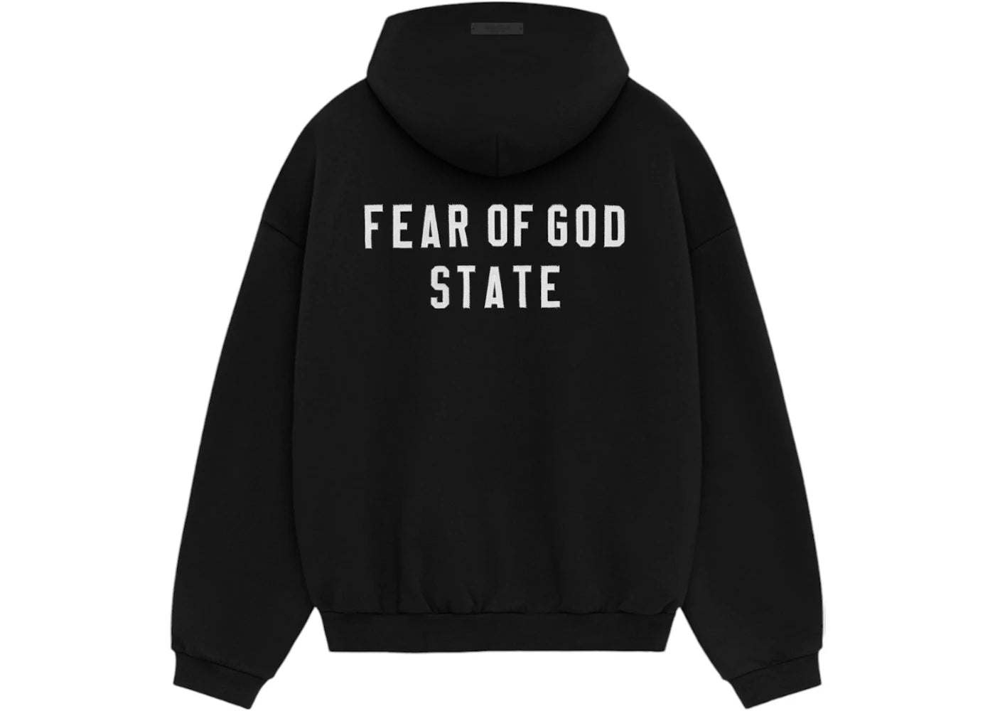 Fear of God Essentials Heavy Fleece Fullzip Hoodie-Black