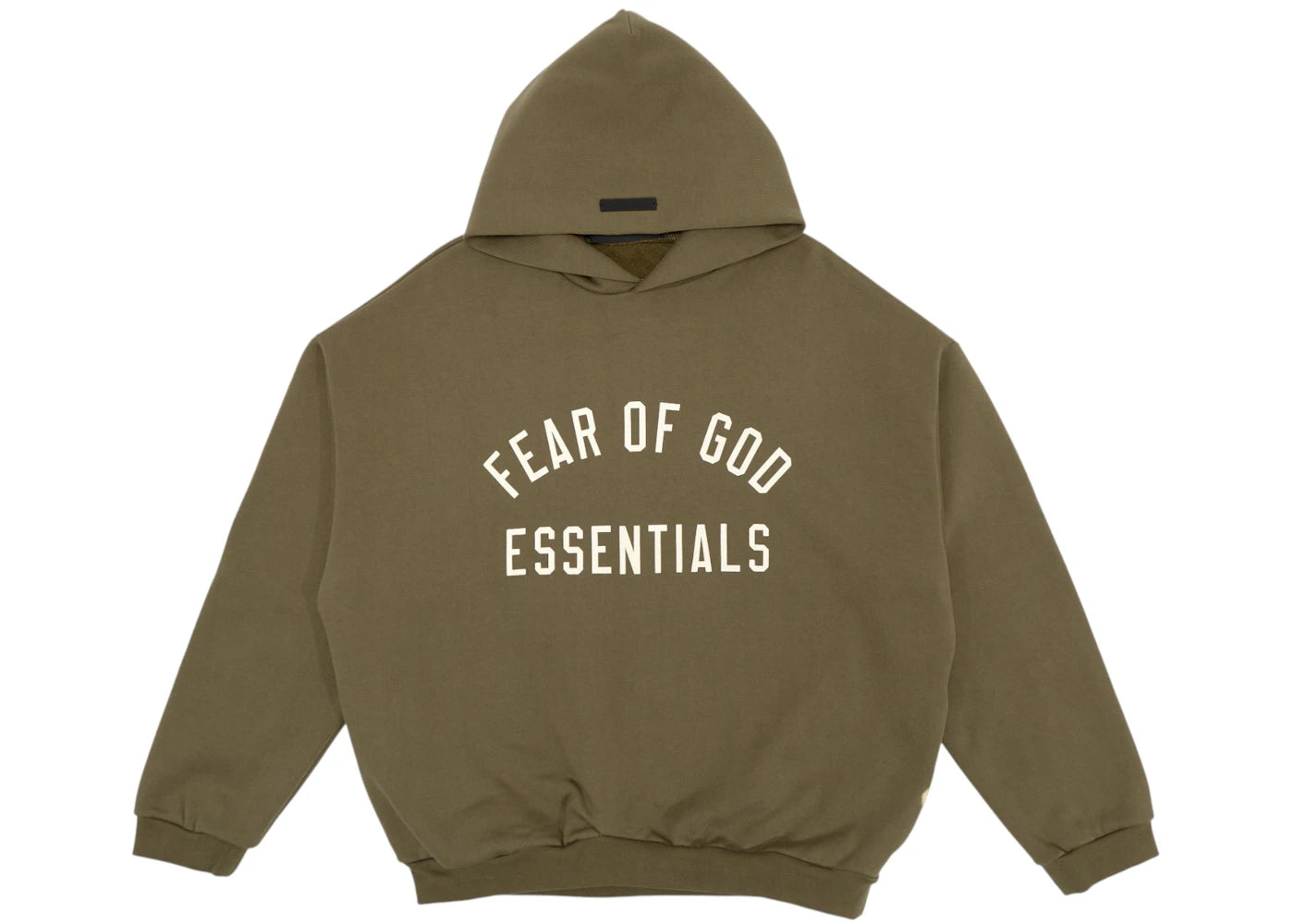 Fear of God Essentials Heavy Fleece Hoodie-Military