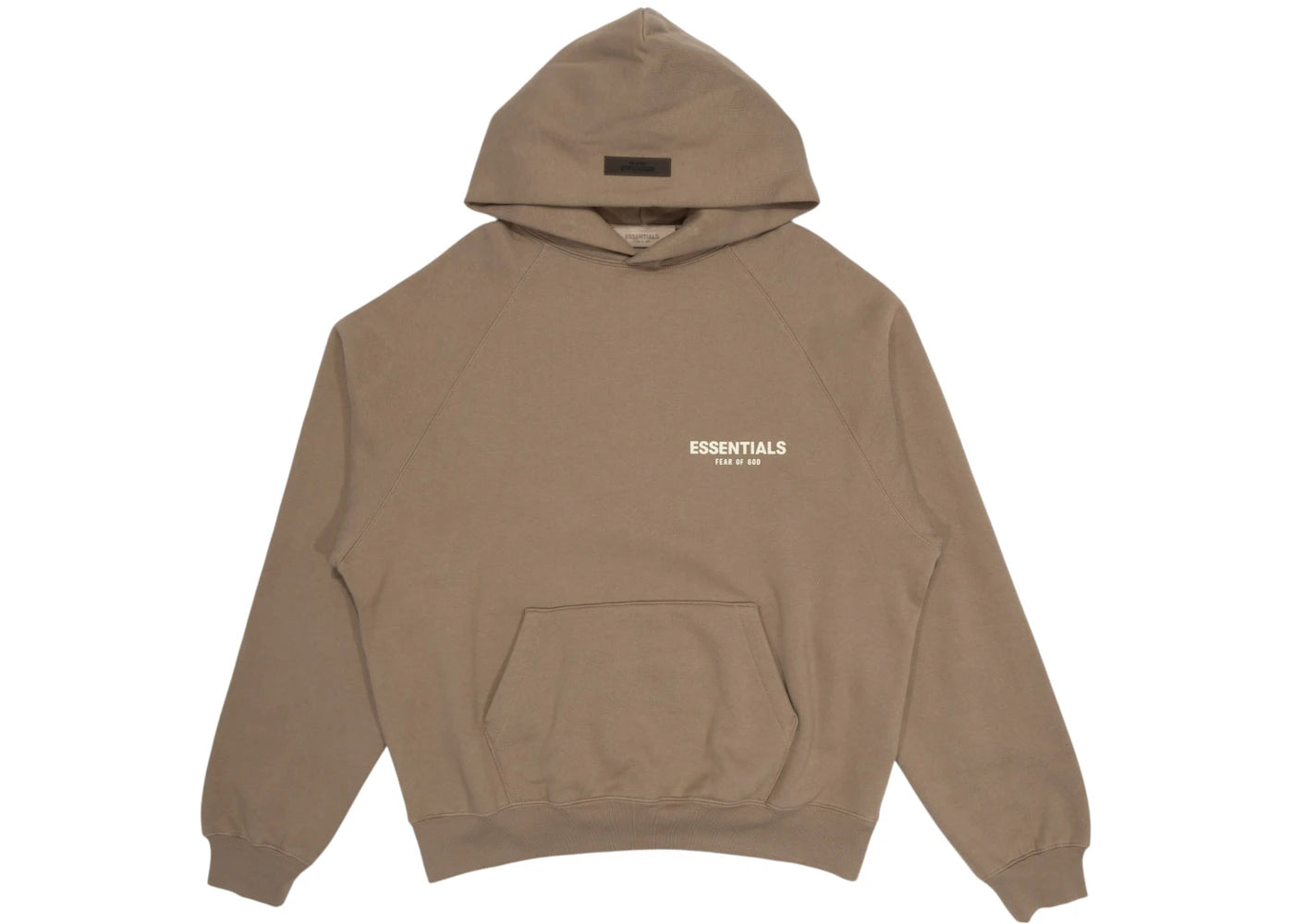 Sweat à capuche Fear of God Essentials - Taupe désert