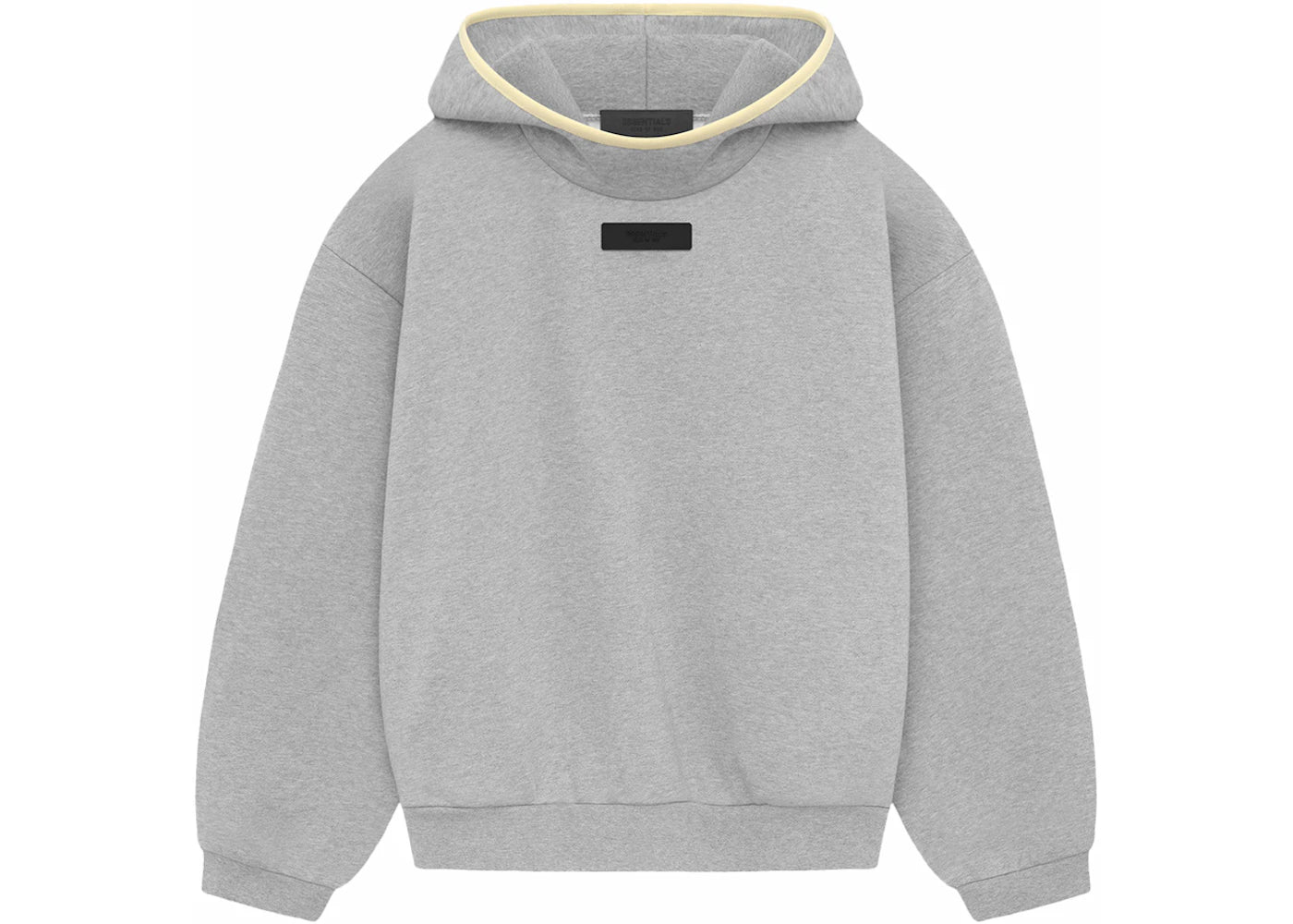 Fear of God Essentials Hoodie-Light Heather Grey/Garden Yellow