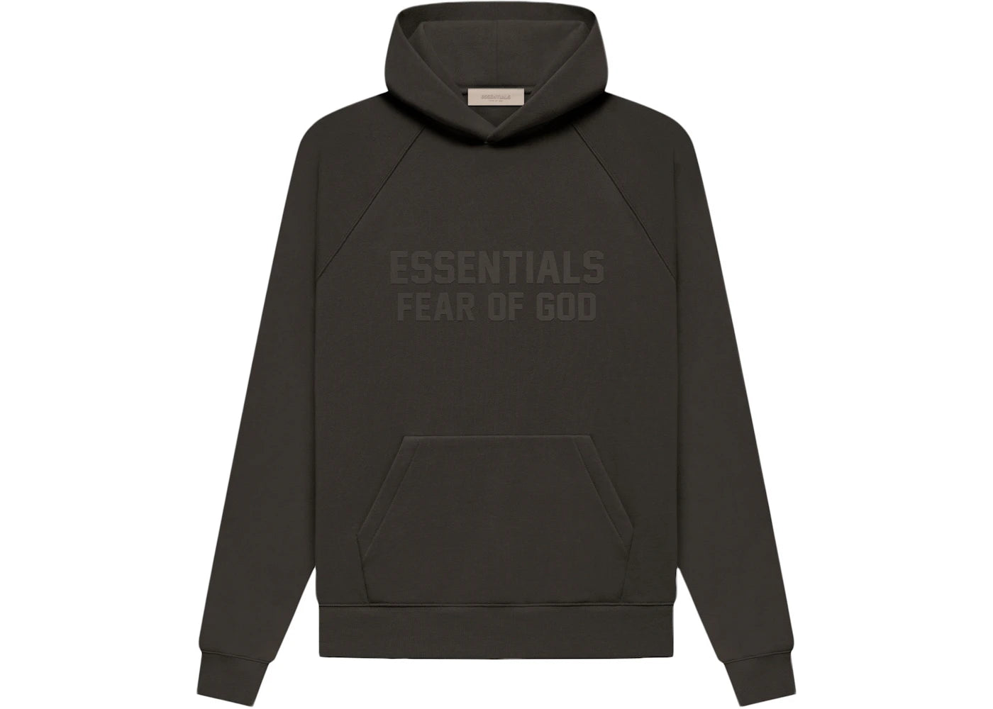 Fear of God Essentials Hoodie-Off Black