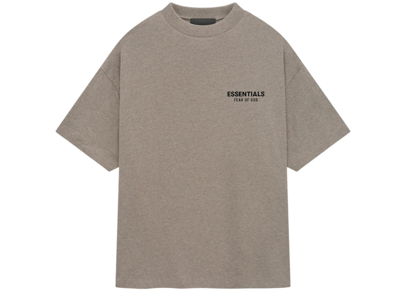 Fear of God Essentials Jersey Crewneck T-Shirt-Heather Gray