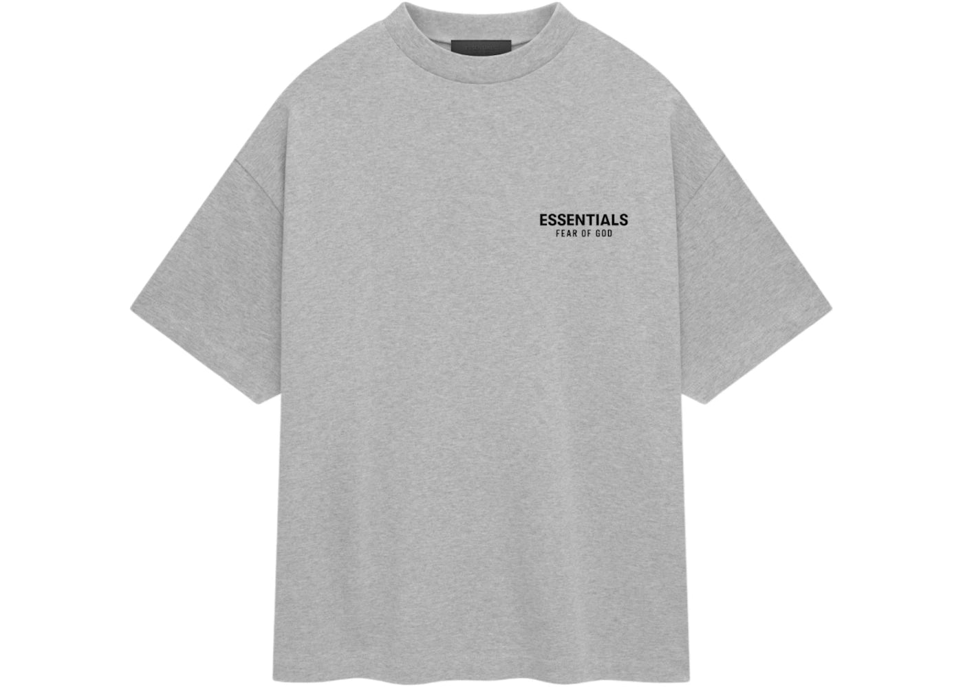 Fear of God Essentials Jersey Crewneck T-Shirt-Light Heather Gray