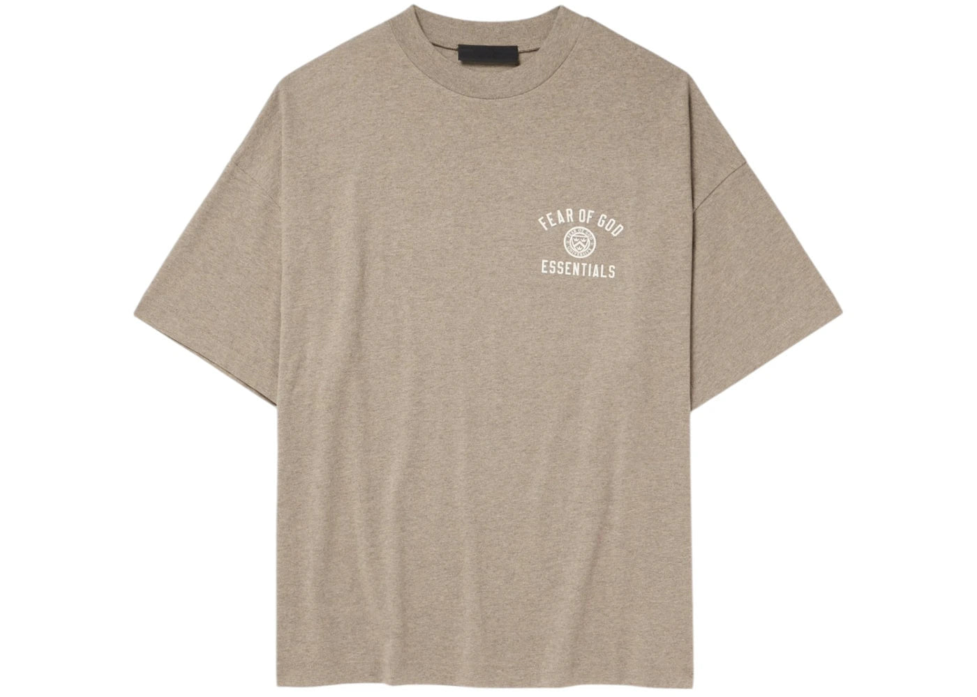 Fear of God Essentials Jersey Crewneck T-shirt (FW24)-Taupe