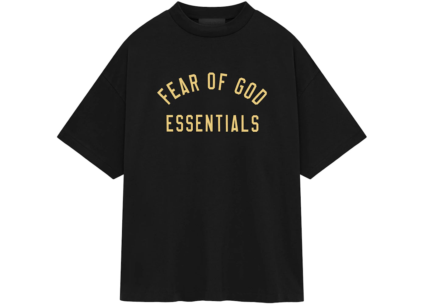 Fear of God Essentials Jersey Crewneck Tee-Black