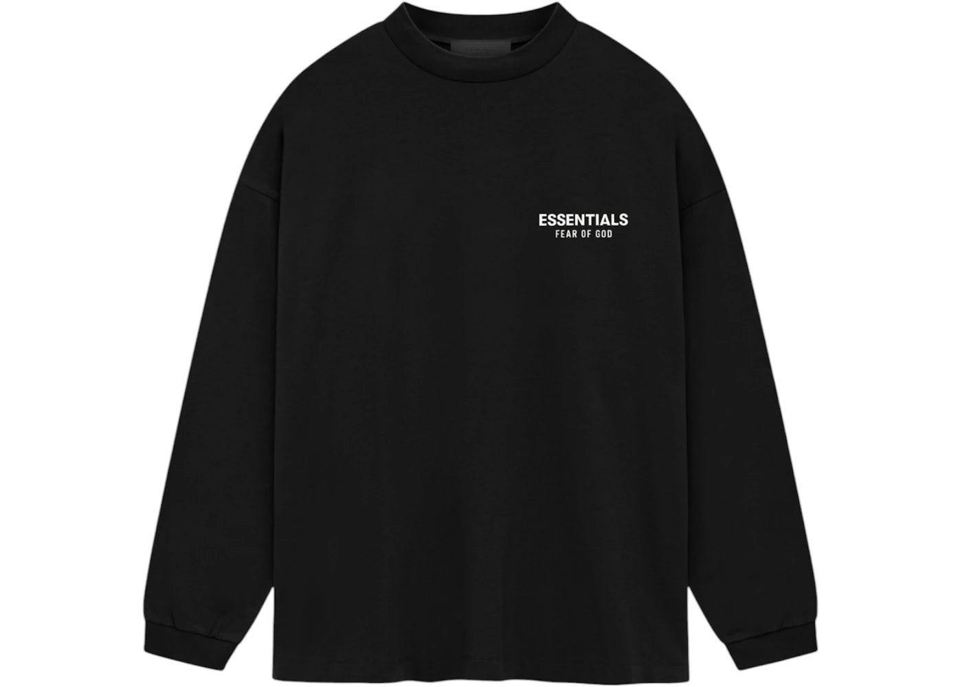 Fear of God Essentials Jersey Long Sleeve T-Shirt-Black