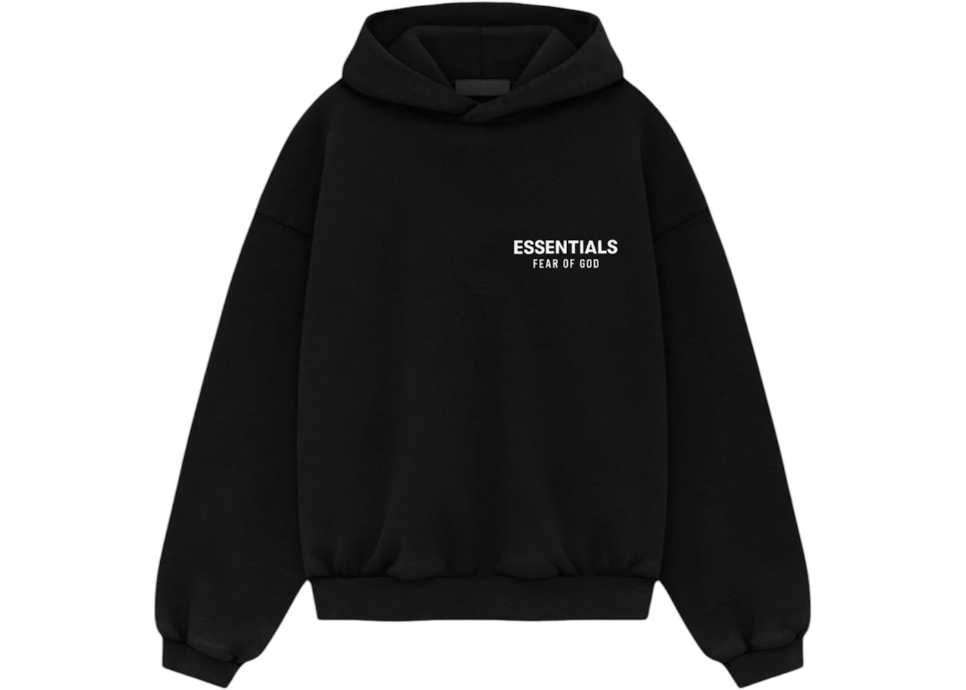 Fear of God Essentials Kids Fleece Hoodie (FW24)-Black