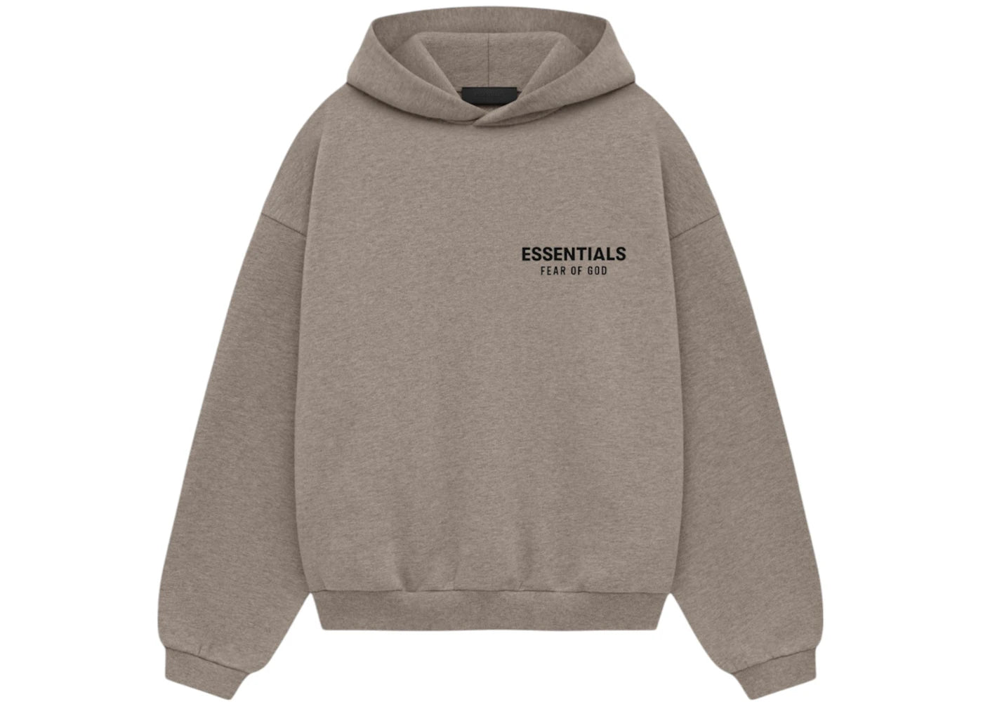 Fear of God Essentials Kids Fleece Hoodie-Heather Gray