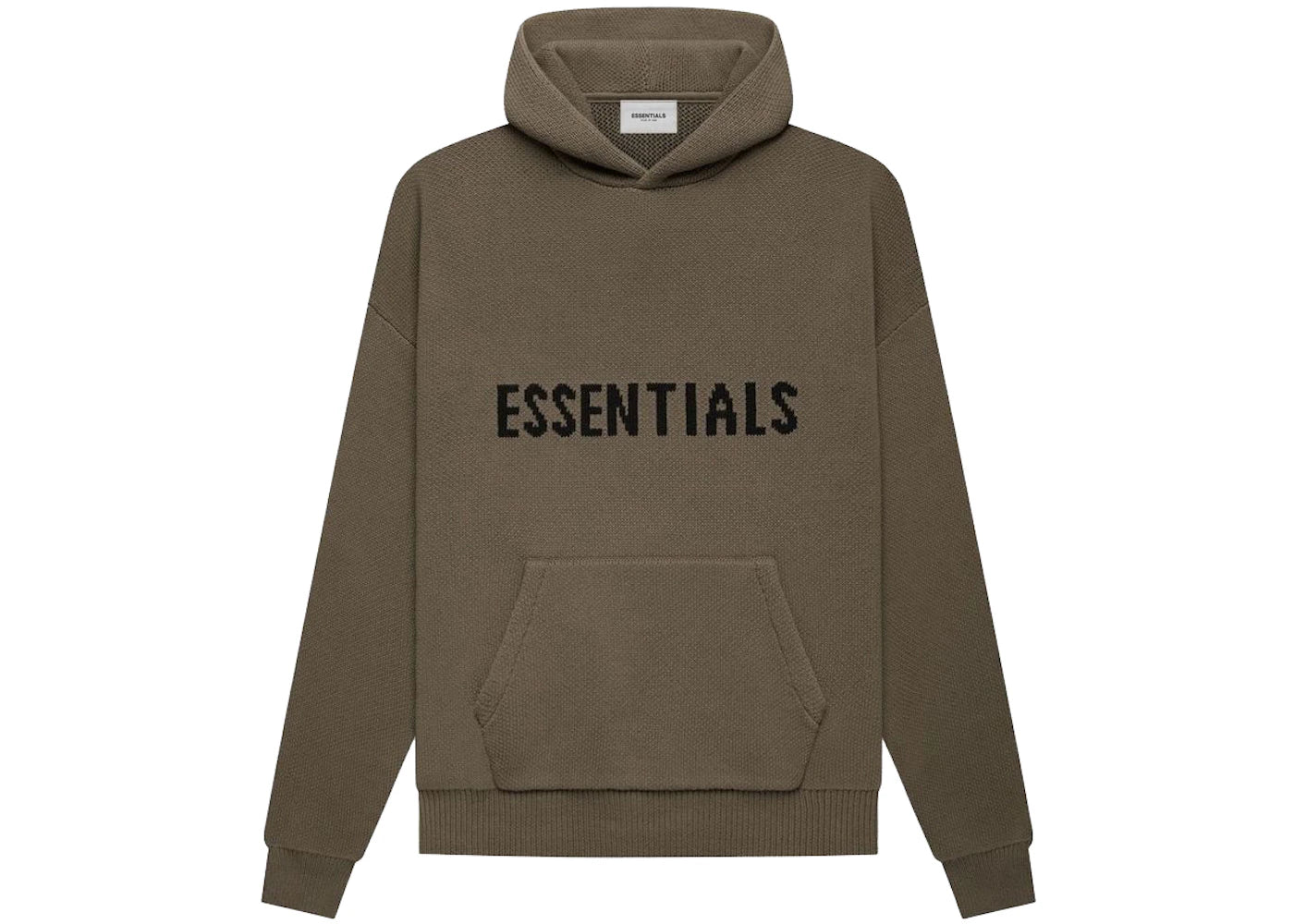 Fear of God Essentials Knit Pullover Hoodie-Harvest