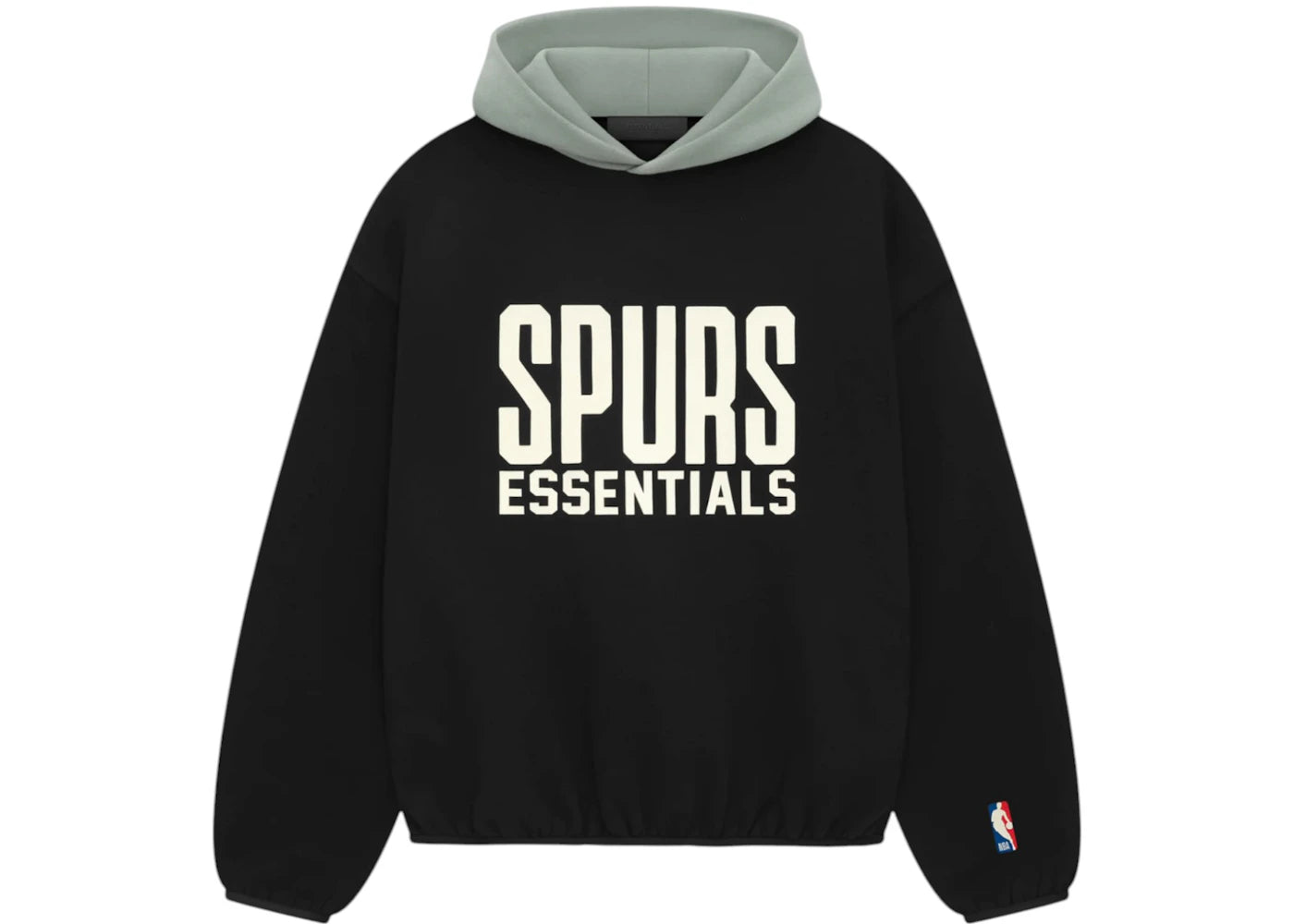 Fear of God Essentials NBA Spurs Hoodie-Black/Teal