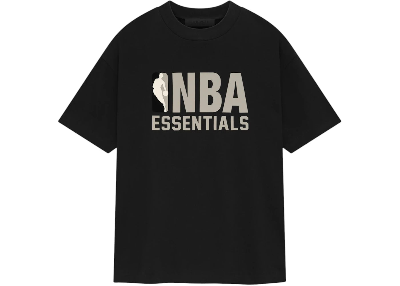 Fear of God Essentials NBA Tee (SS25)-Black