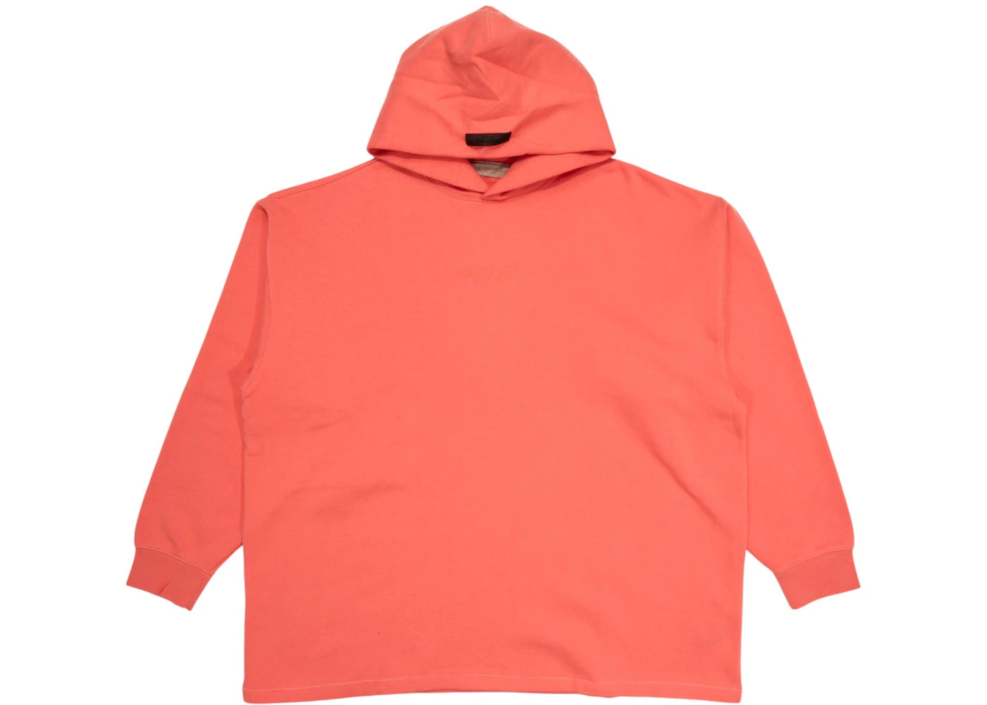 Fear of God Essentials Relaxed Hoodie-Coral