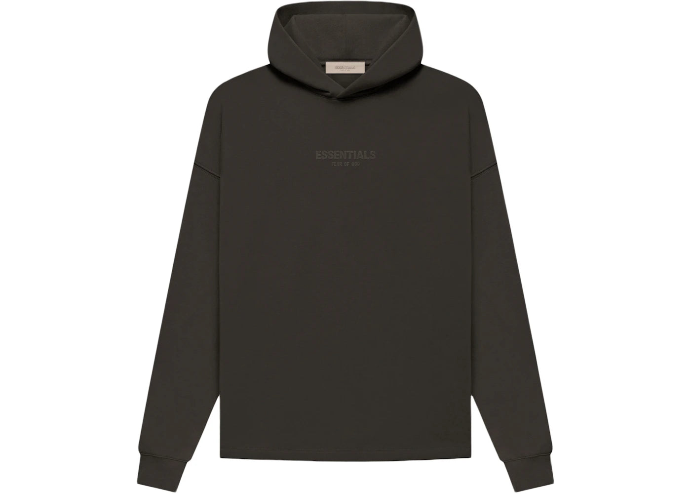 Fear of God Essentials Relaxed Hoodie-Off Black