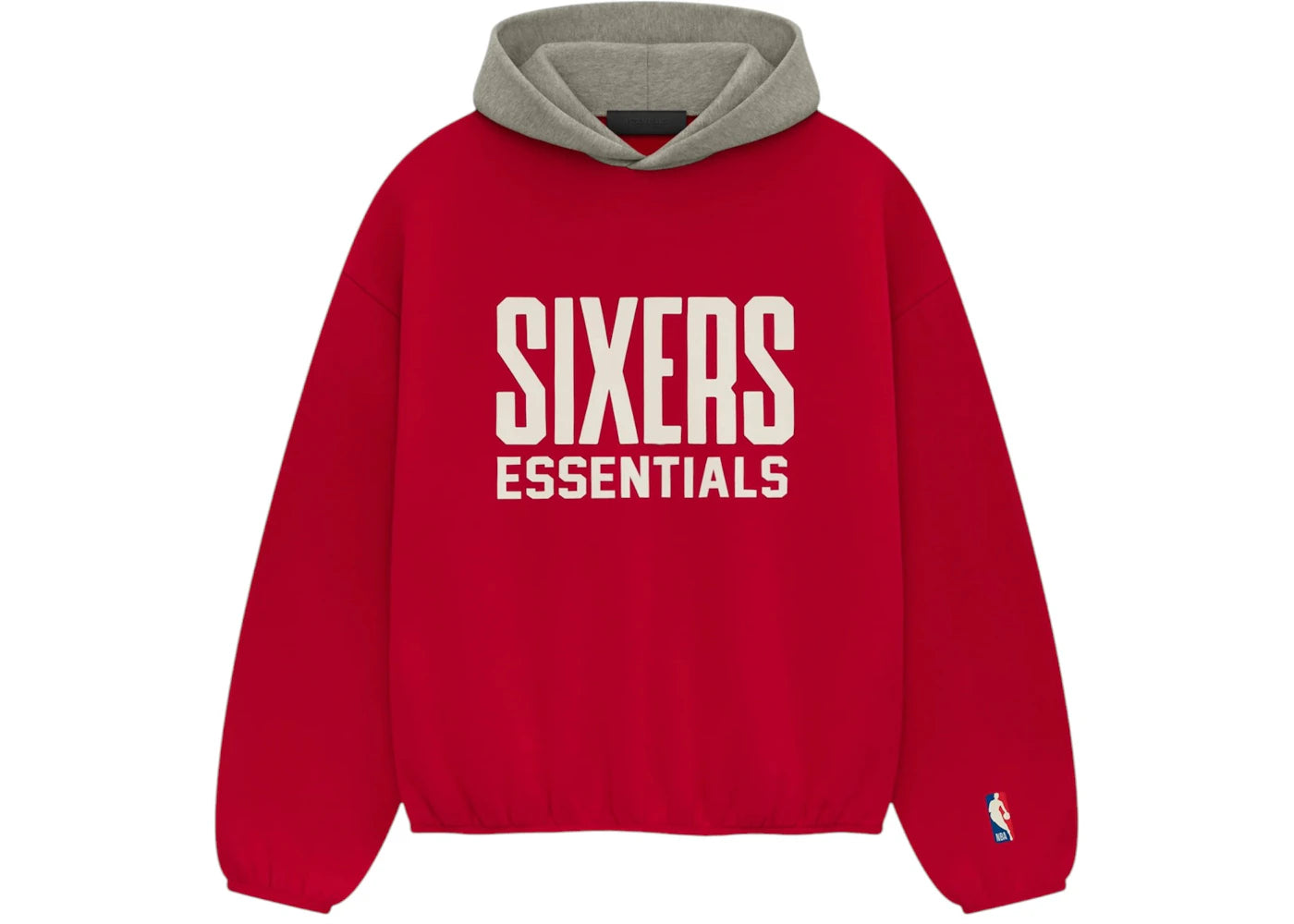 Fear of God Essentials Sixers Hoodie-Red