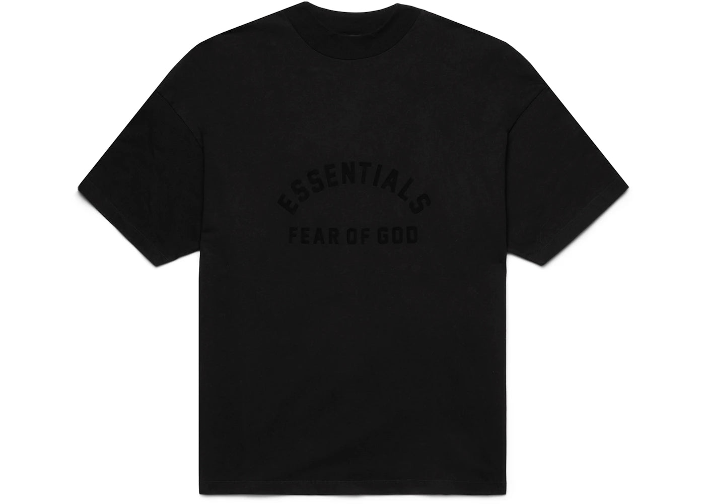 Fear of God Essentials Arch Logo Tee-Jet Black