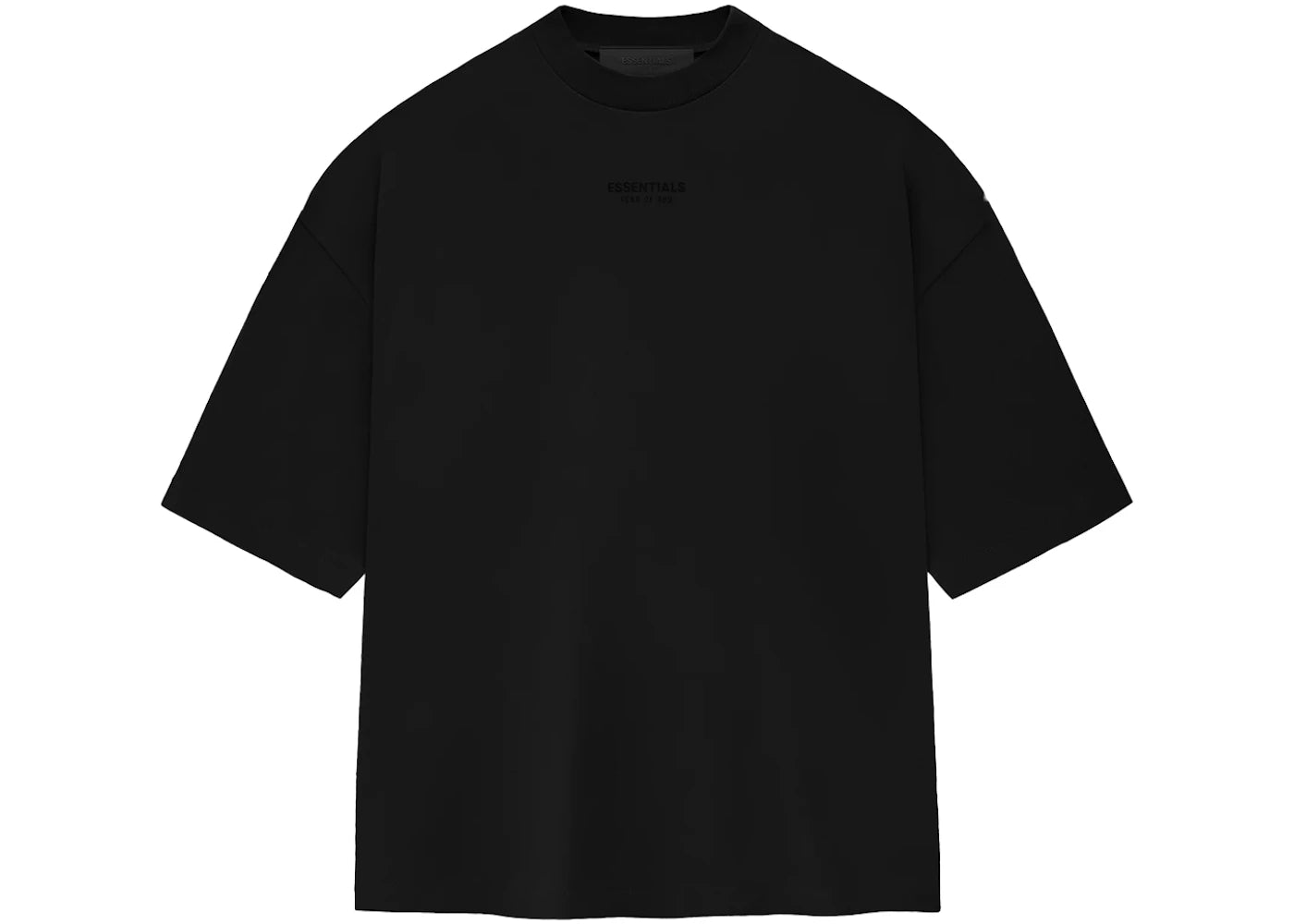 Fear of God Essentials Small Logo Tee-Jet Black