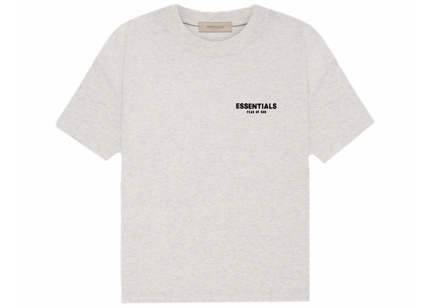 Fear of God Essentials Women's T-shirt (SS22)-Light Oatmeal