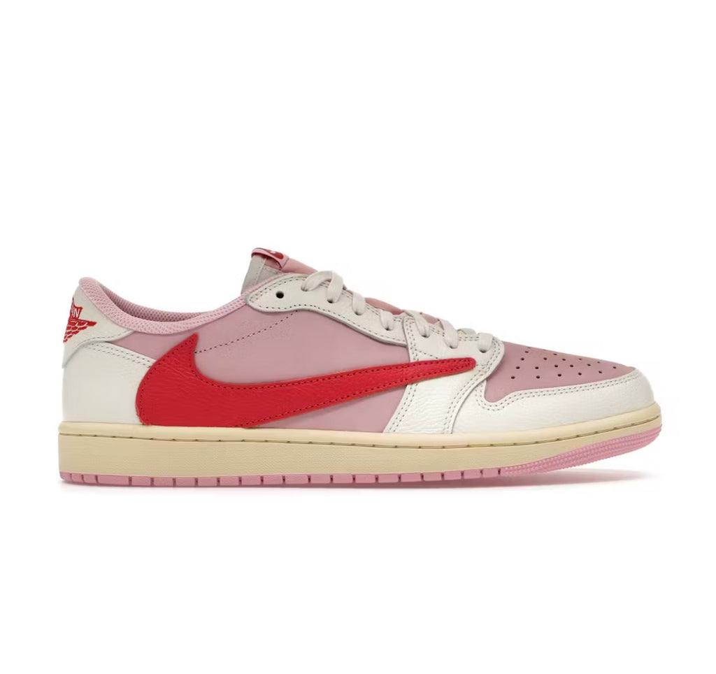 Jordan 1 Retro Low OG SP Travis Scott Sail Tropical Pink