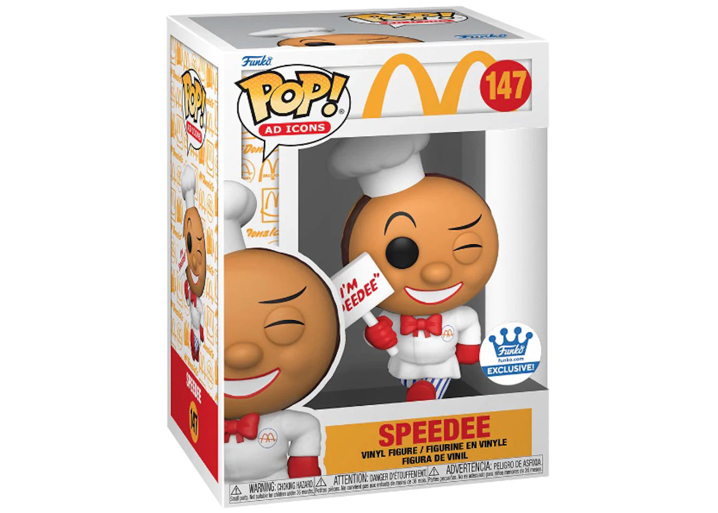 Funko Pop! Ad Icons McDonald's Speedee Funko Shop Exclusive Figure #147-