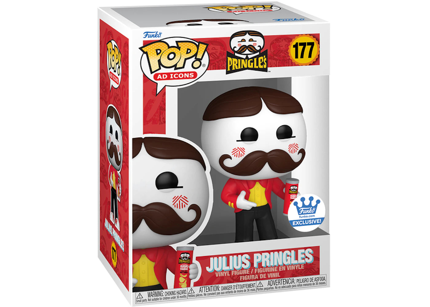 Funko Pop! Ad Icons Pringle's Julius Pringles Funko Shop Exclusive Figure #177-