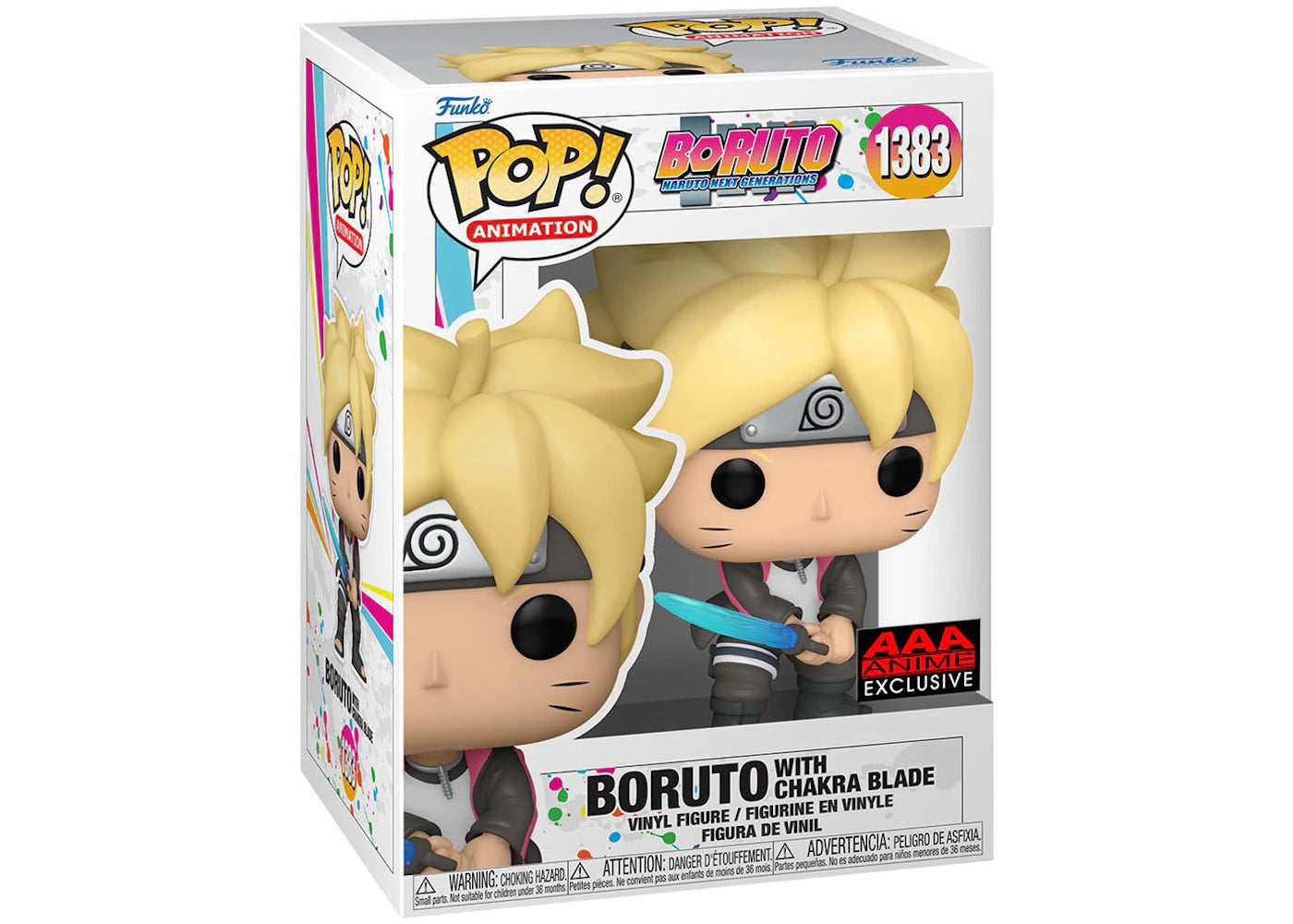 Funko Pop! Animation Boruto with Chakra Blade AAA Anime Exclusive Figure #1383-