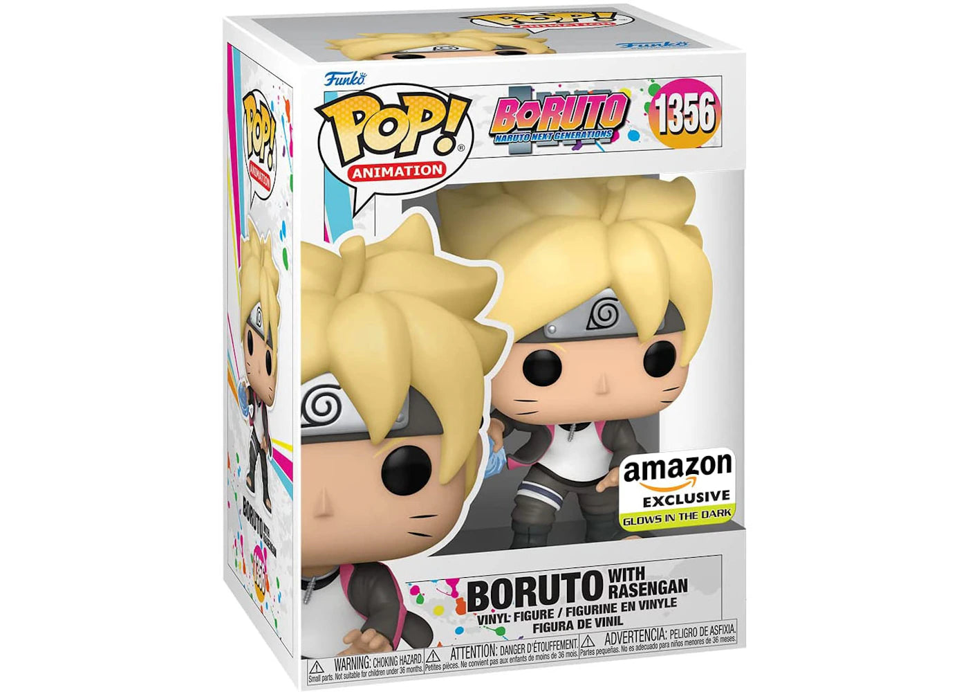 Funko Pop! Animation Boruto with Rasengan GITD Amazon Exclusive Figure #1356-