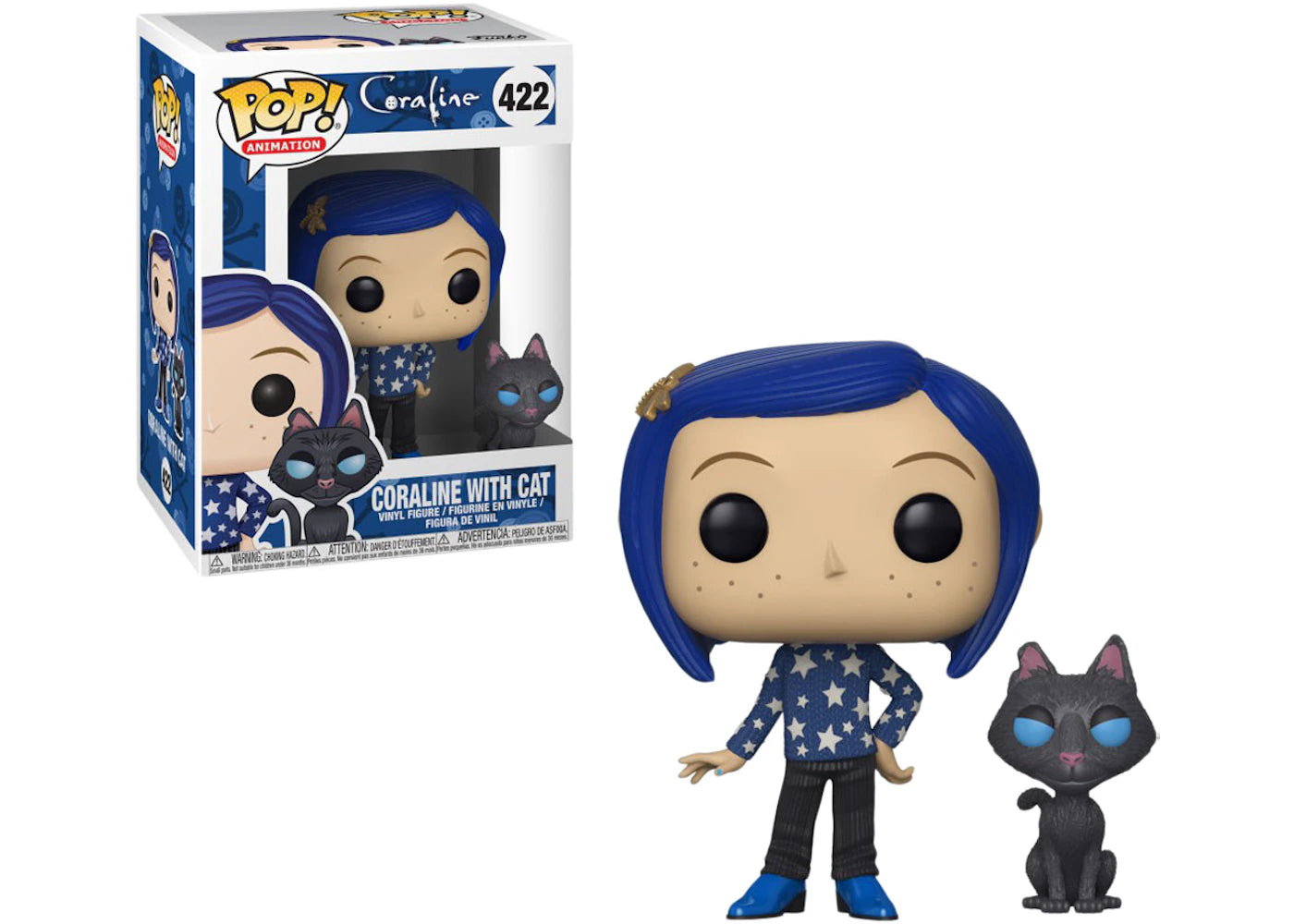 Funko Pop! Animation Coraline Coraline with Cat Buddy Figure #422-