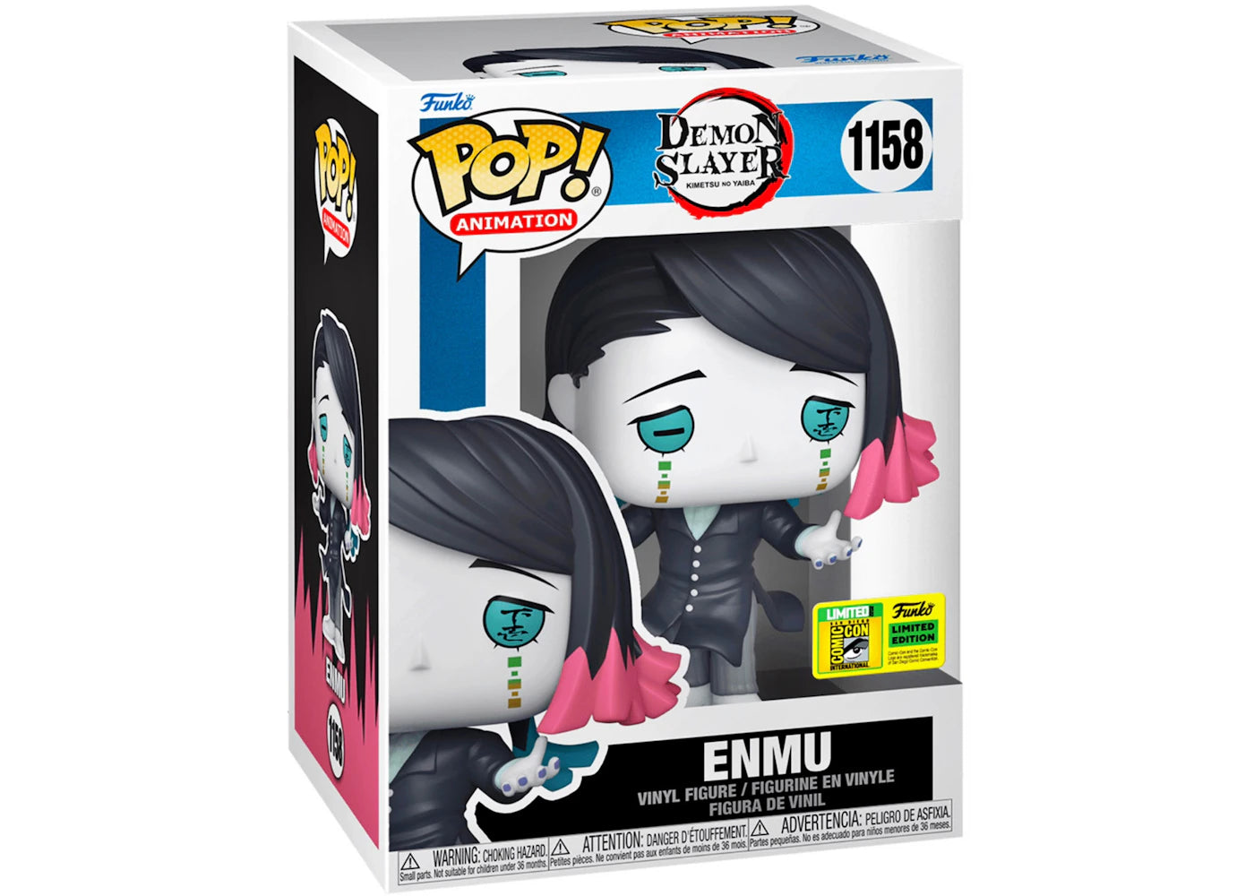 Funko Pop! Animation Demon Slayer Enmu 2022 SDCC Exclusive Figure #1158-