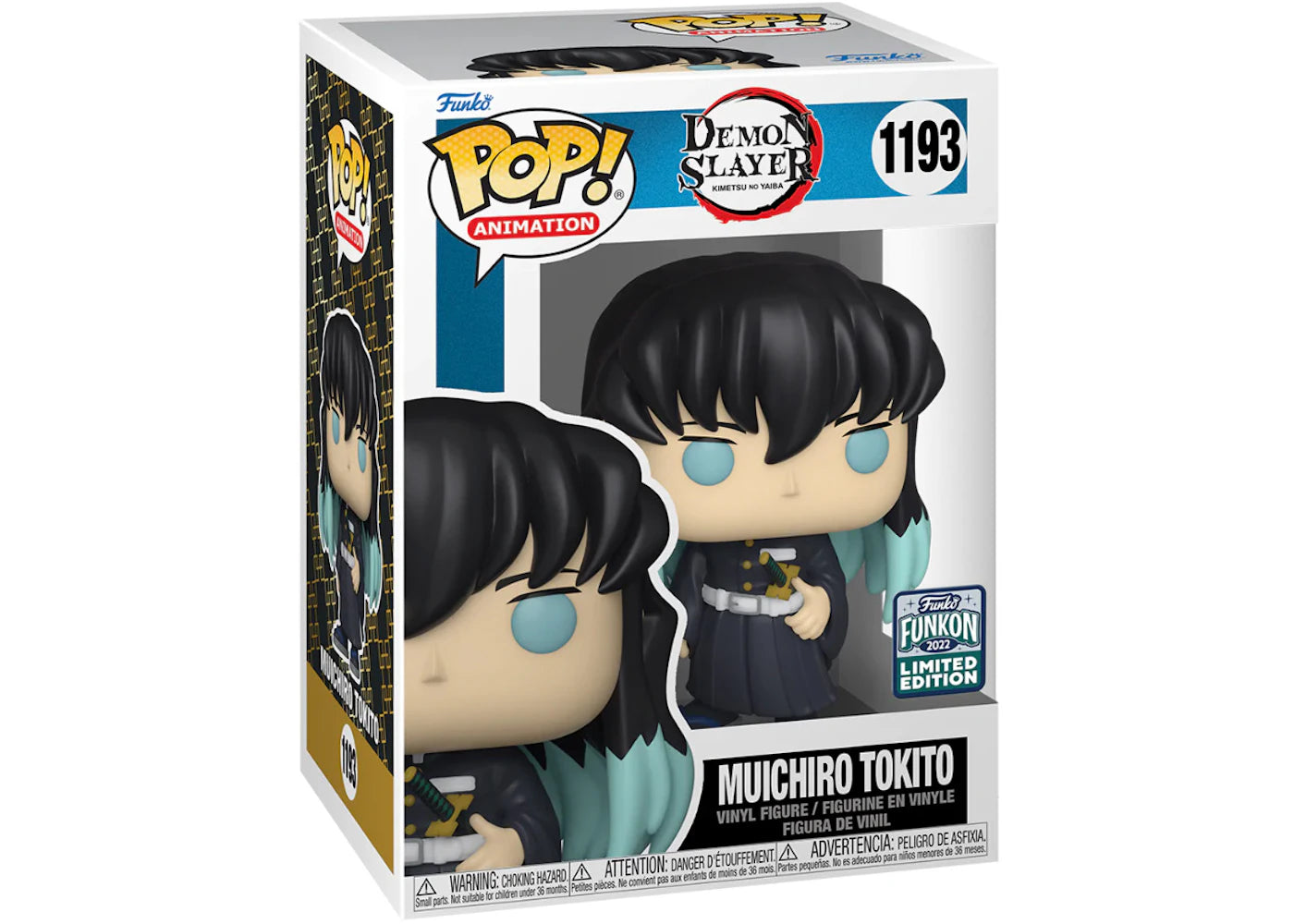 Funko Pop! Animation Demon Slayer Muichiro Tokito 2022 Funkon Exclusive Figure #1193-
