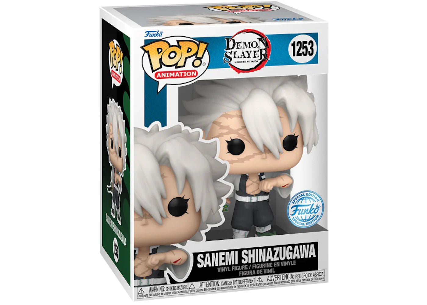 Funko Pop! Animation Demon Slayer Sanemi Shinazugawa Funko Shop Exclusive Figure #1253-