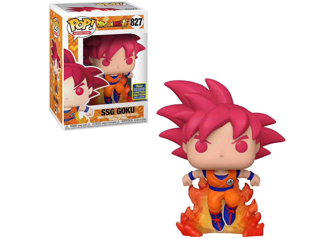 Funko Pop! Animation Dragon Ball Super SSG Goku Summer Convention Exclusive Figure #827-