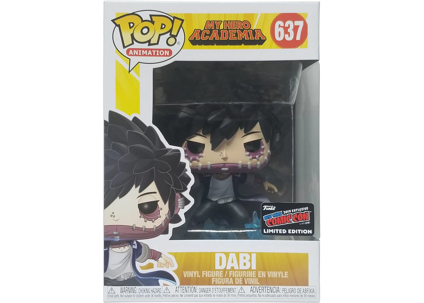 Funko Pop! Animation My Hero Academia Dabi NYCC Figure #637-