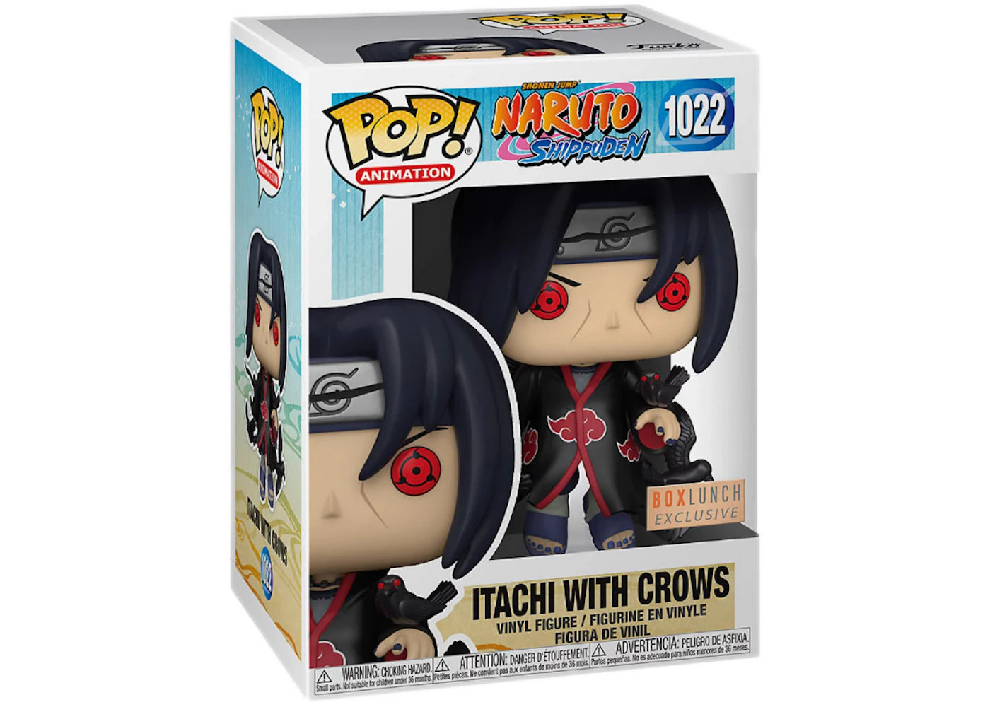 Funko Pop! Animation Naruto Shippuden Itachi With Crows BoxLunch Exclusive Figure #1022-