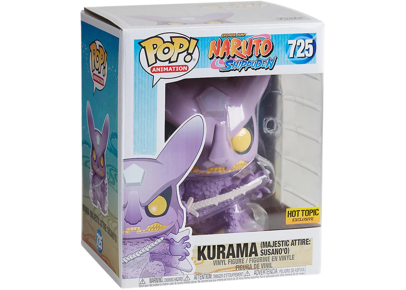 Funko Pop! Animation Naruto Shippuden Kurama (Majestic Attire: Susano'o) 6 Inch Hot Topic Exclusive Figure #725-