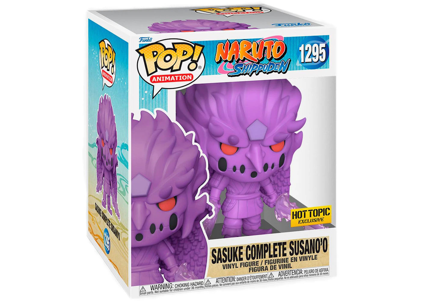 Funko Pop! Animation Naruto Shippuden Sasuke Complete Susano'o Hot Topic Exclusive Figure #1295-