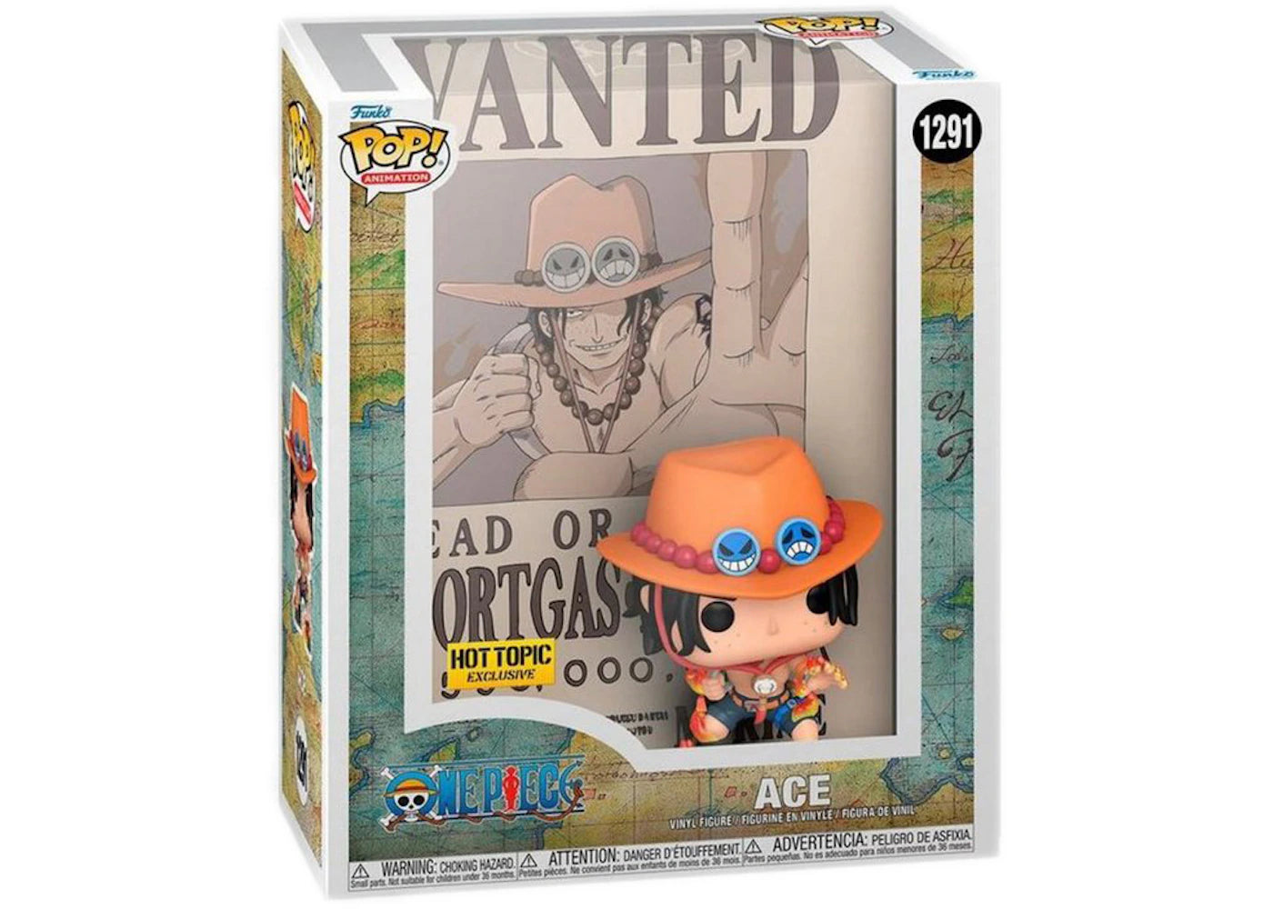 Funko Pop! Animation One Piece Ace Hot Topic Exclusive Figure #1291-