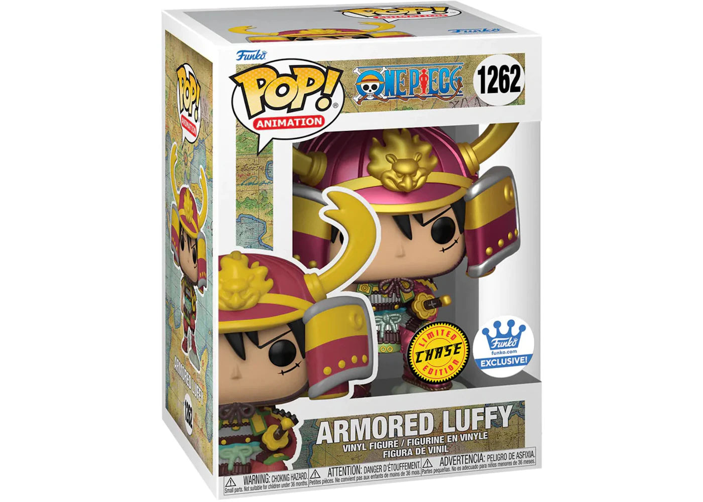 Funko Pop! Animation One Piece Armored Luffy Chase Edition Funko Shop Exclusive Figure #1262-