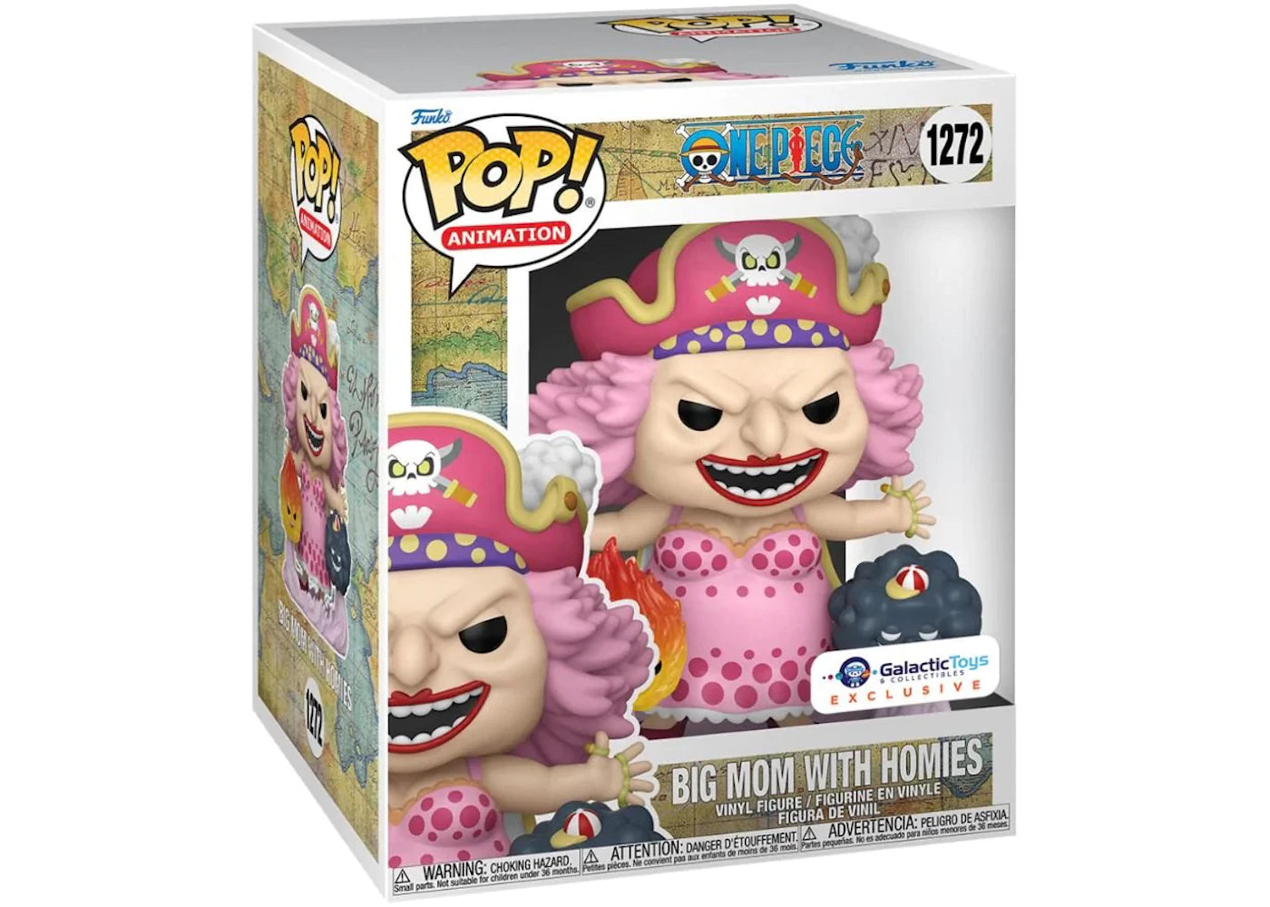 Funko Pop! Animation One Piece Big Mom with Homies Galactic Toys Exclusive Figure #1272-