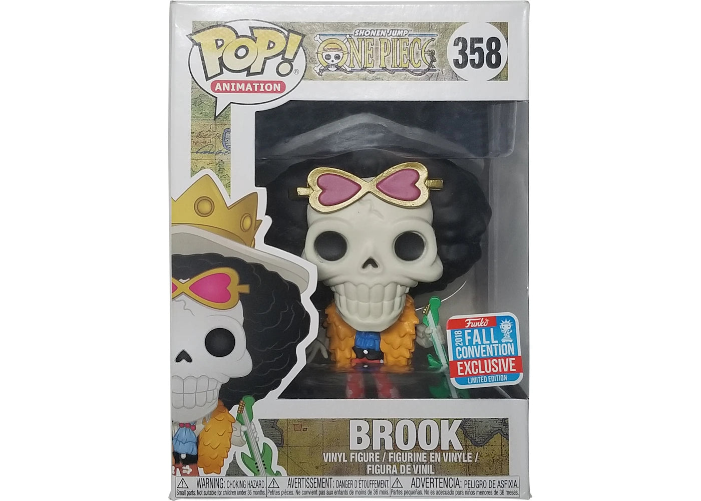 Funko Pop! Animation One Piece Brook Funko Fall Convention Figure #358-
