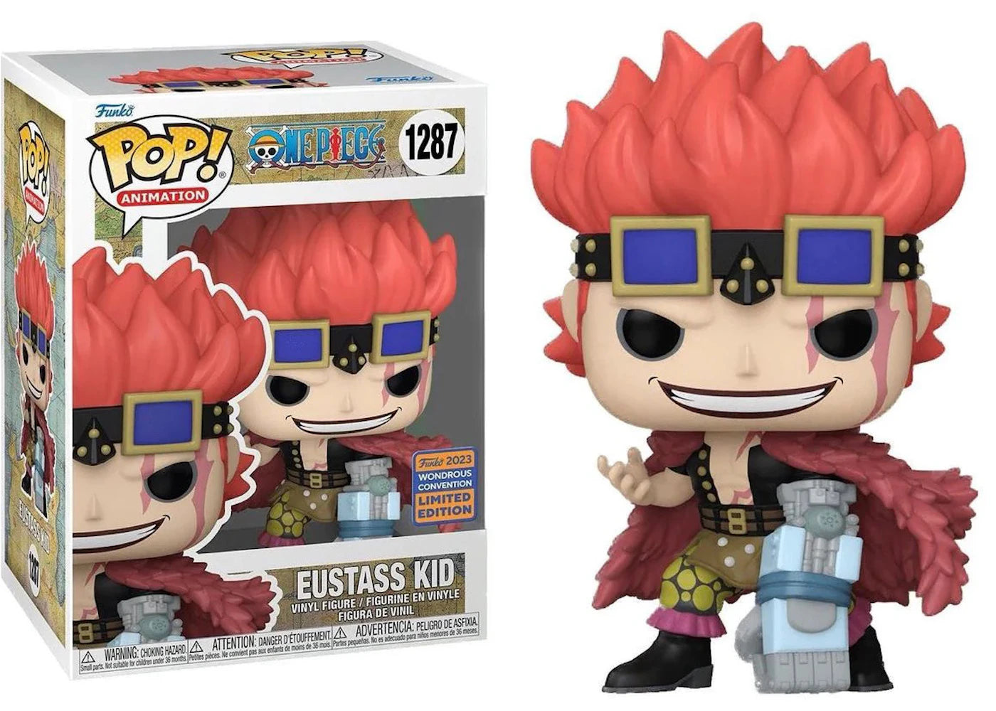 Funko Pop! Animation One Piece Eustass Kid 2023 Wondrous Convention Exclusive Figure #1287-