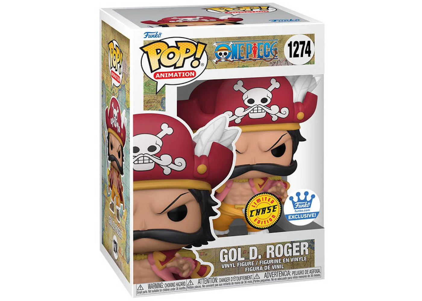 Funko Pop! Animation One Piece Gol D. Roger Chase Edition Funko Shop Exclusive Figure #1274-