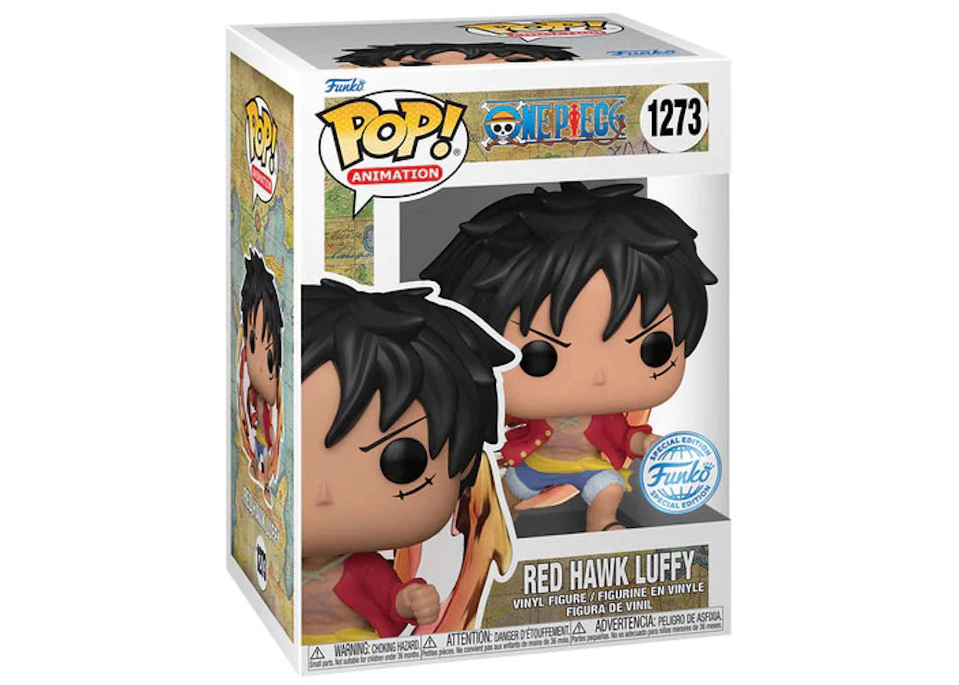 Funko Pop! Animation One Piece Red Hawk Luffy Special Edition Figure #1273-