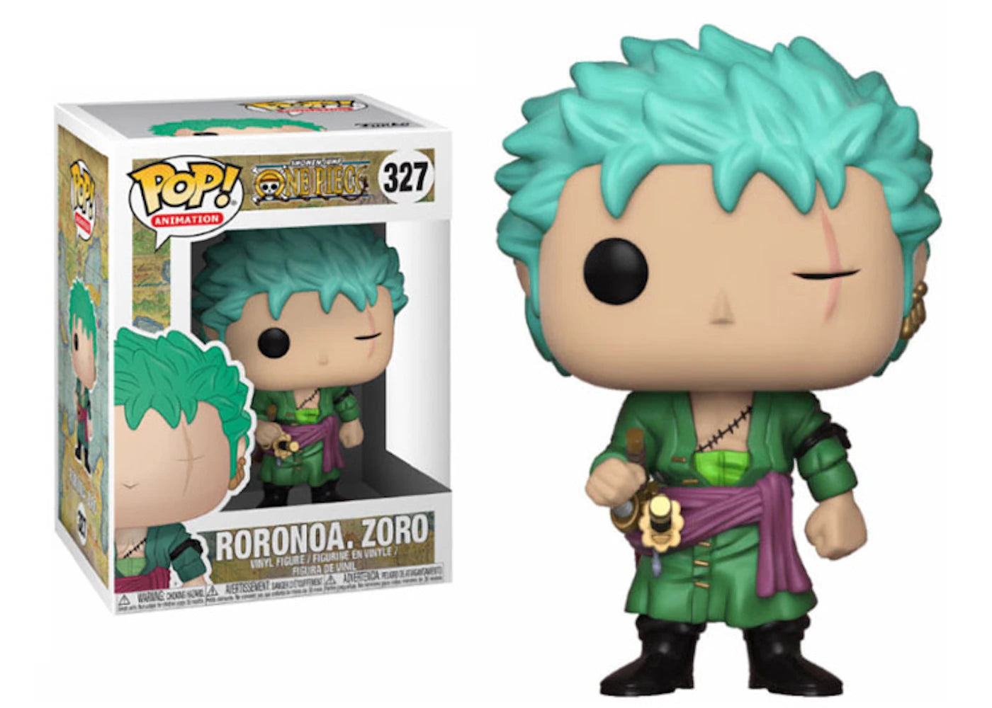 Funko Pop! Animation One Piece Roronoa. Zoro Figure #327-