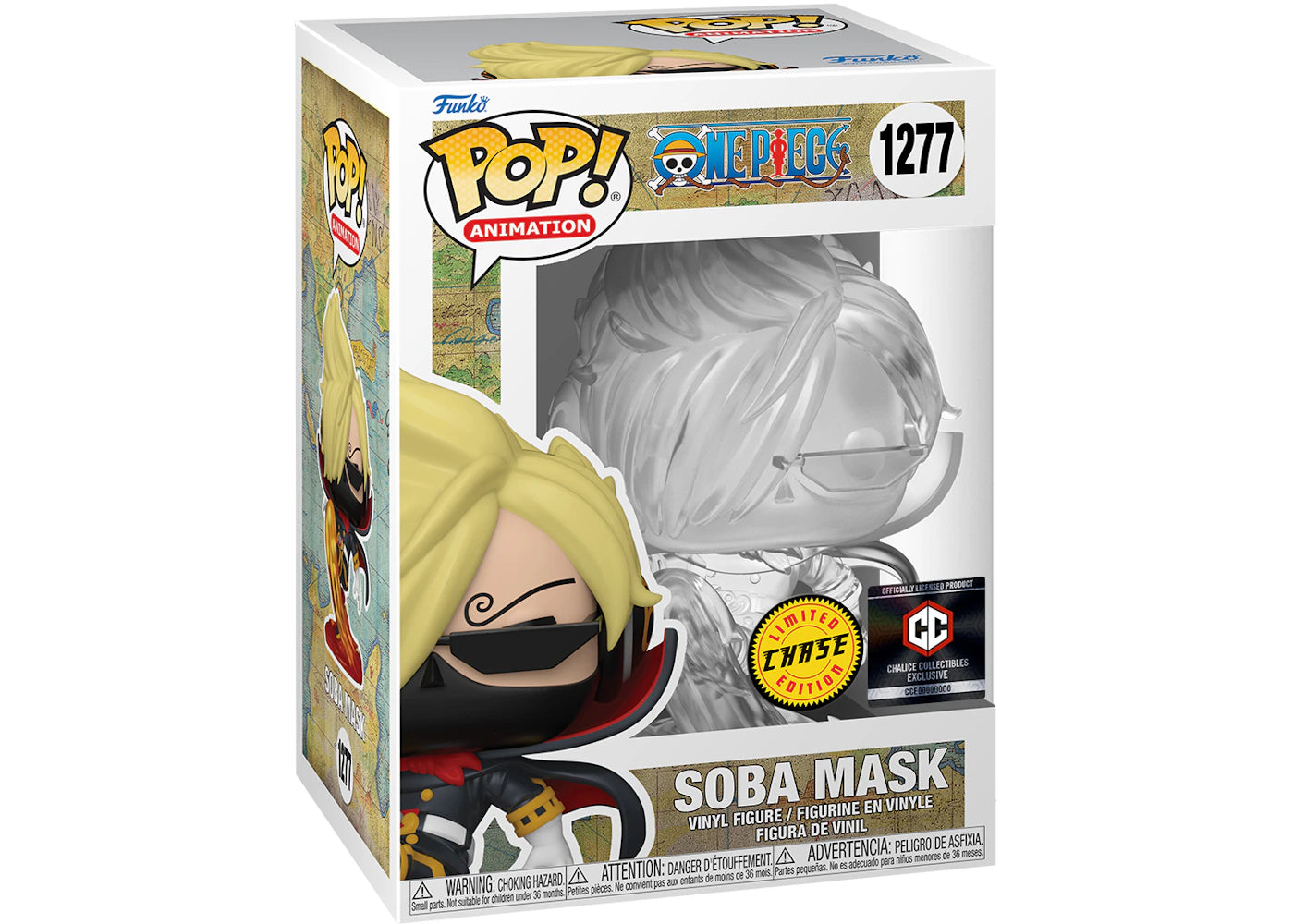 Funko Pop! Animation One Piece Soba Mask Chase Edition Chalice Collectibles Exclusive Figure #1277-