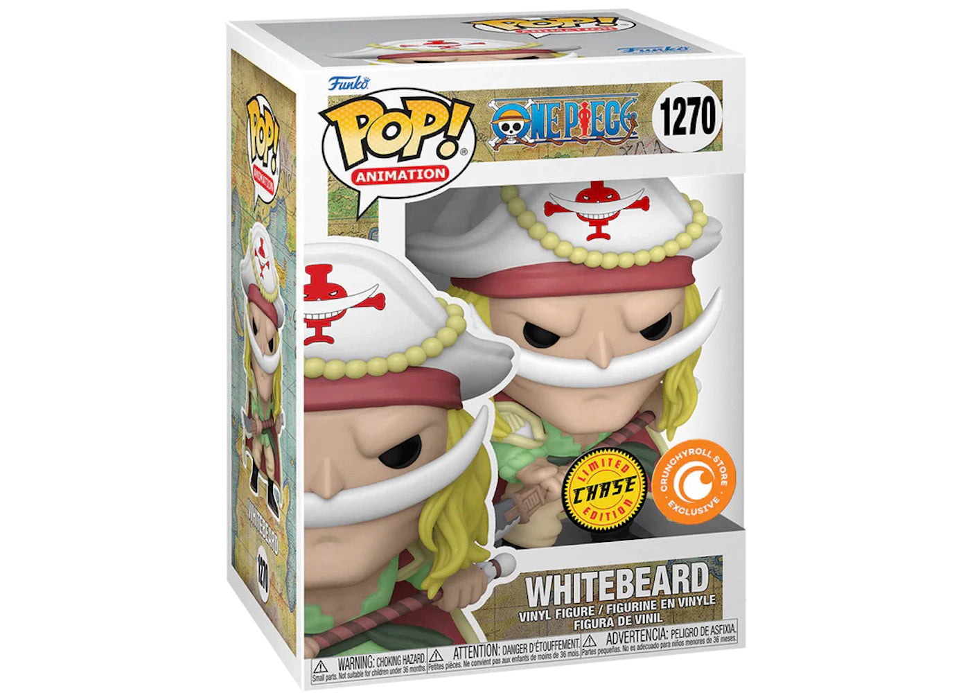 Funko Pop! Animation One Piece Whitebeard Chase Edition Crunchy Roll Exclusive Figure #1270-