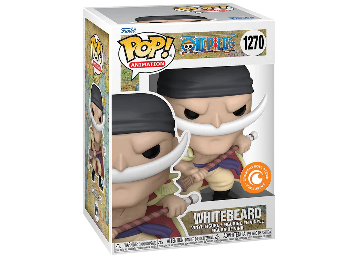 Funko Pop! Animation One Piece Whitebeard Crunchy Roll Exclusive Figure #1270-