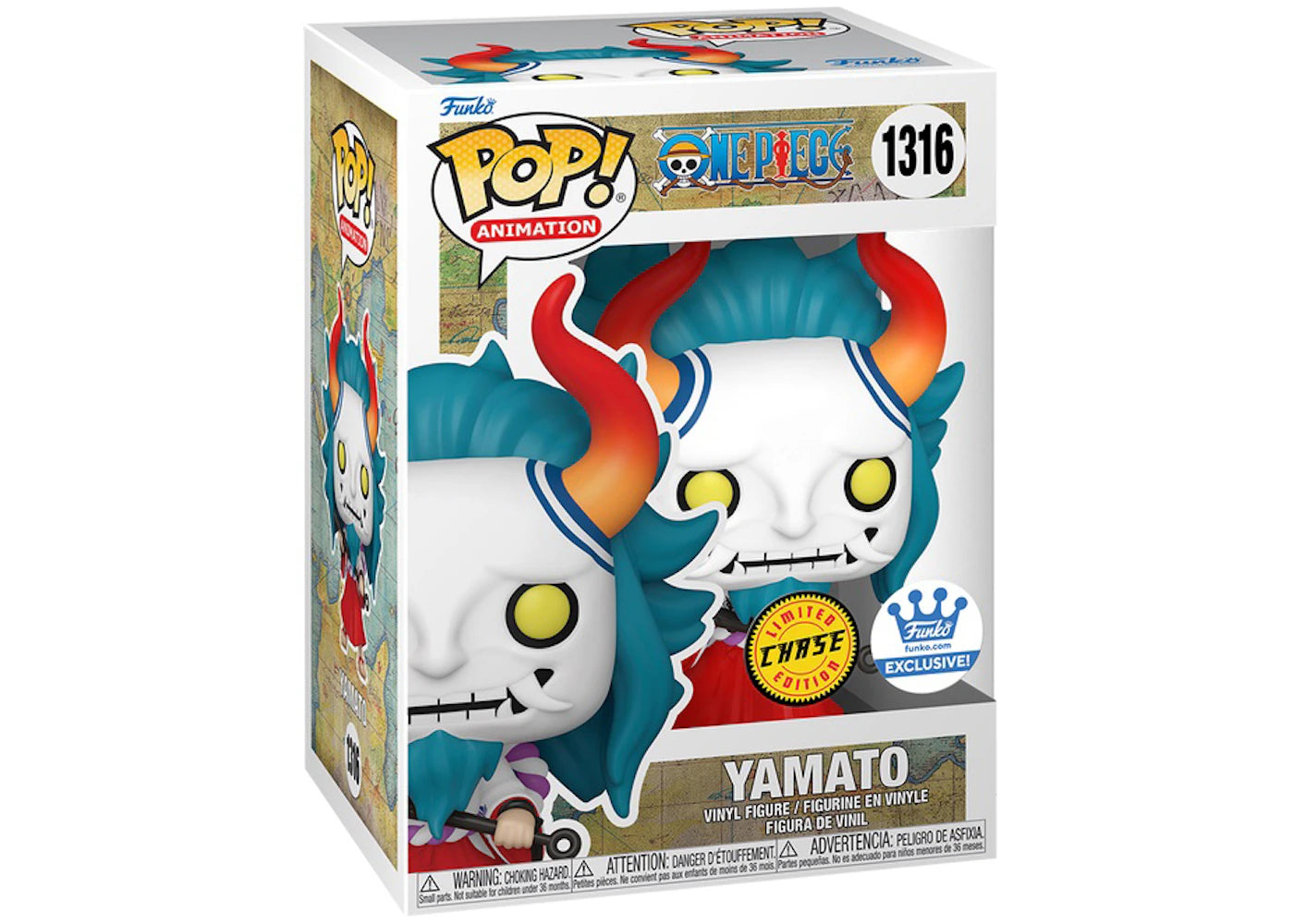 Funko Pop! Animation One Piece Yamato Chase Edition Funko Exclusive Figure #1316-