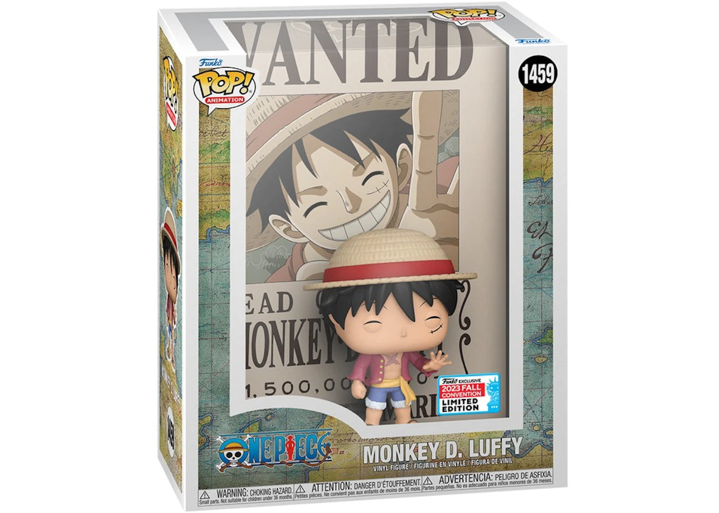 Funko Pop! Animation Poster One Piece Monkey D. Luffy Fall Convention Exclusive Figure #1459-